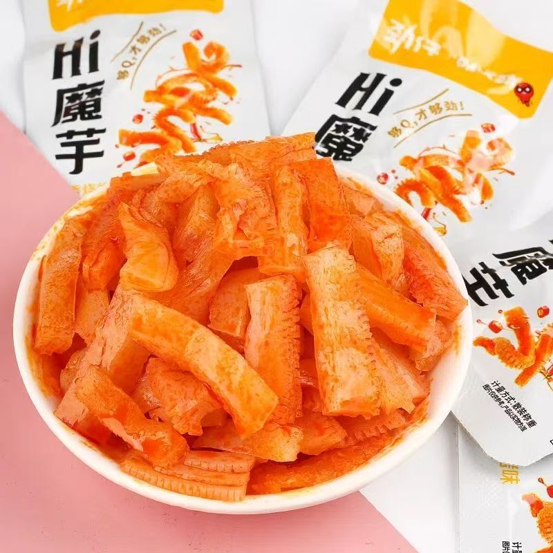 新品セール）味付こんにゃく 勁仔 魔芋18g（5点セット）紅油香辣味，川