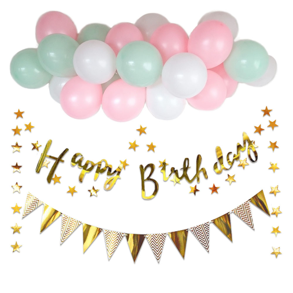 星が可愛いバースデーデコキット 誕生日 バルーン バルーンガーランド