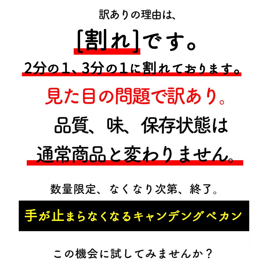 訳あり 1袋から送料無料 キャンデイングペカンナッツ100g ピーカンナッツ ブランド ナッツ ハッピーナッツカンパニー ナッツ専門店 湘南鎌倉・横浜  :4573431692831:ハッピーナッツカンパニー - 通販 - Yahoo!ショッピング