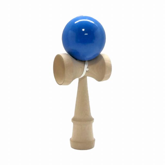 けん玉 ジャンボ 大きい 24cm 青 木製 パフォーマンス ディスプレイ