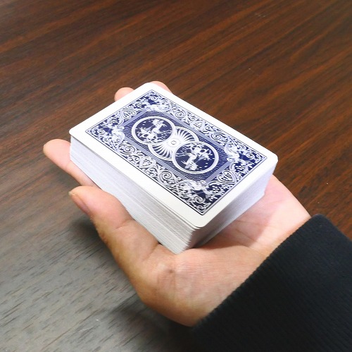 トランプ 白カード 手品などにも 空白 白紙 プレイングカード 創作 HB