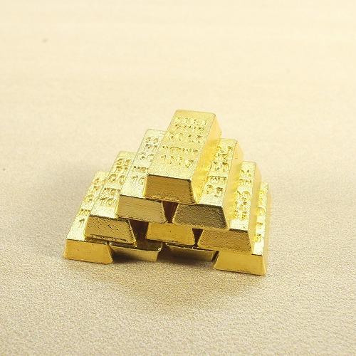 金の延べ棒レプリカ 金塊 レプリカ 超ミニ 10個セット ゴールドバー 極