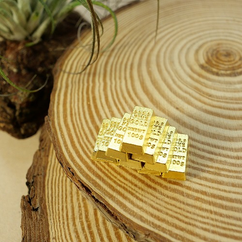 超～リアルなINGOT/（最高品質）レプリカ1KILO延板① 金の延べ棒レプリカ 金塊 レプリカ 超ミニ 10個セット ゴールドバー 極