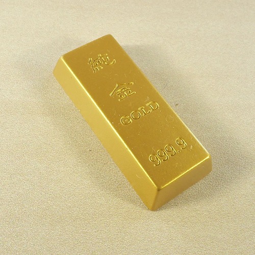 金の延べ棒レプリカ 純金 小 金塊 レプリカ ゴールドバー 金運 日本語