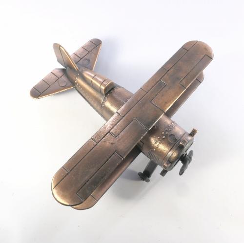 鉛筆削り クラシック飛行機 レトロな鉛筆けずり 手動 アンティーク風