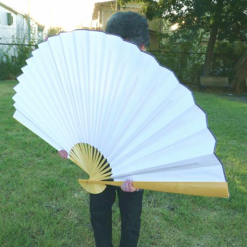 特大 扇 飾りディスプレイ 花鳥風月 お洒落 雑貨 希少