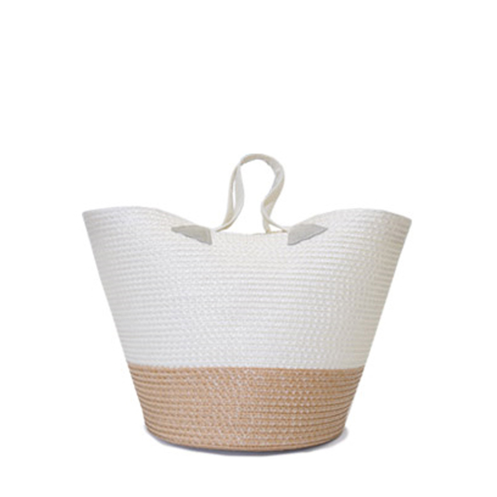 バッグ レディース ストロー素材かごトートバッグ nina fina ボーダー  