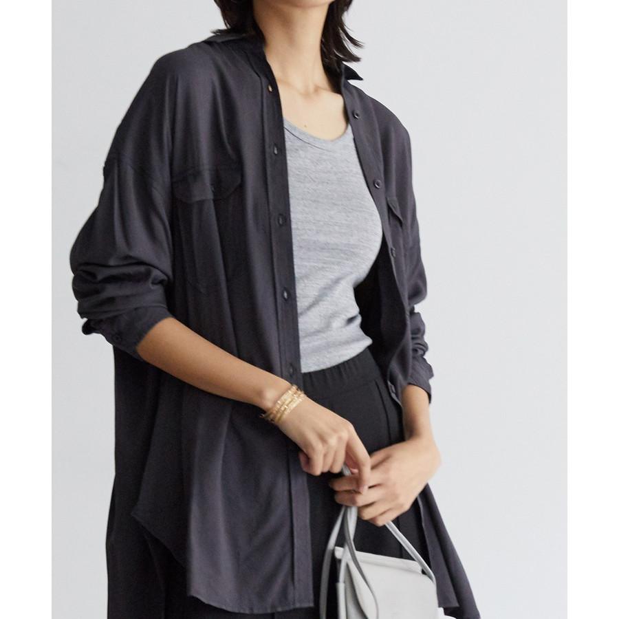 Omnes レーヨンとろみビッグシャツ レディース とろみシャツ カジュアル フリーサイズ 長袖 きれいめ Haptic Paypayモール店 通販 Paypayモール Omnes レーヨンとろみビッグシャツ レディース とろみシャツ カジュアル フリーサイズ 長袖 きれいめ Haptic Paypayモール店 通販 Paypayモール