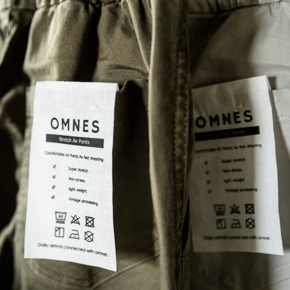 OMNES メンズ ストレッチツイルシェフパンツ イージーパンツ ロングパンツ ウエストゴム コックパンツ Mサイズ Lサイズ XLサイズ