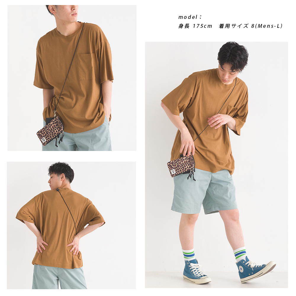 OMNES ユニセックス 汗じみ防止UV ポケット付き半袖ビッグTシャツ レディース メンズ クルーネック 半袖Tシャツ カットソー 無地 撥水 UV加工 汗染み｜haptic｜16