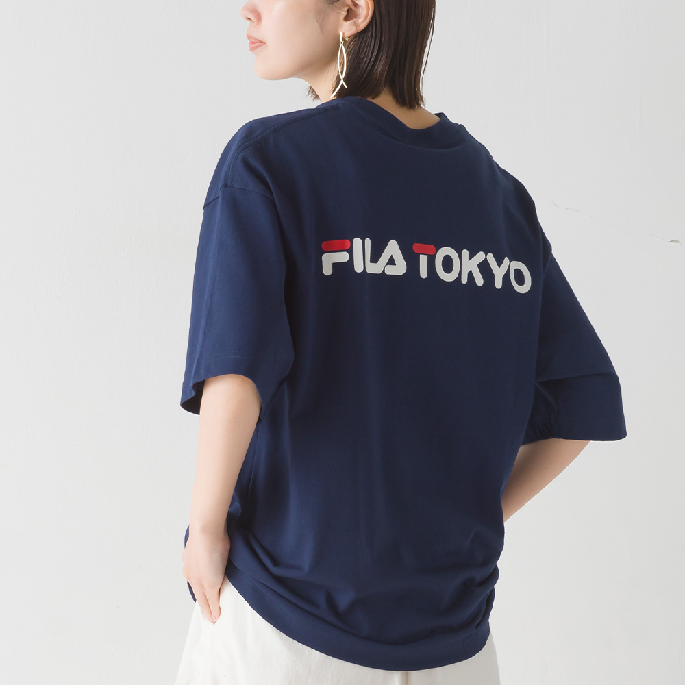 FILA フィラ クルーネックシャツ FM9841 レディース Tシャツ Sサイズ Mサイズ 半袖 トップス カジュアル コットン 綿｜haptic
