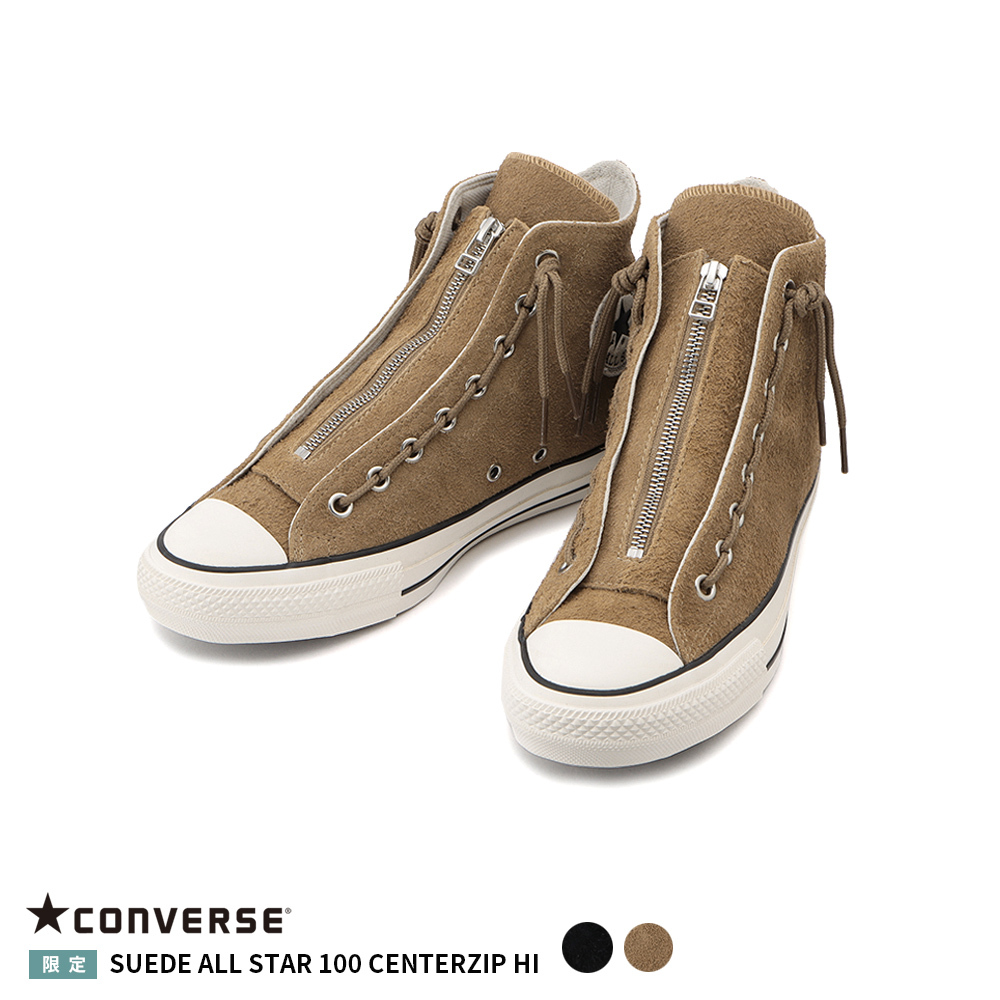 コンバース CONVERSE SUEDE ALL STAR 100 CENTERZIP HI スエード オールスター 100 センタージップ HI  正規品 ブランド レディース シューズ 靴 ハイカット