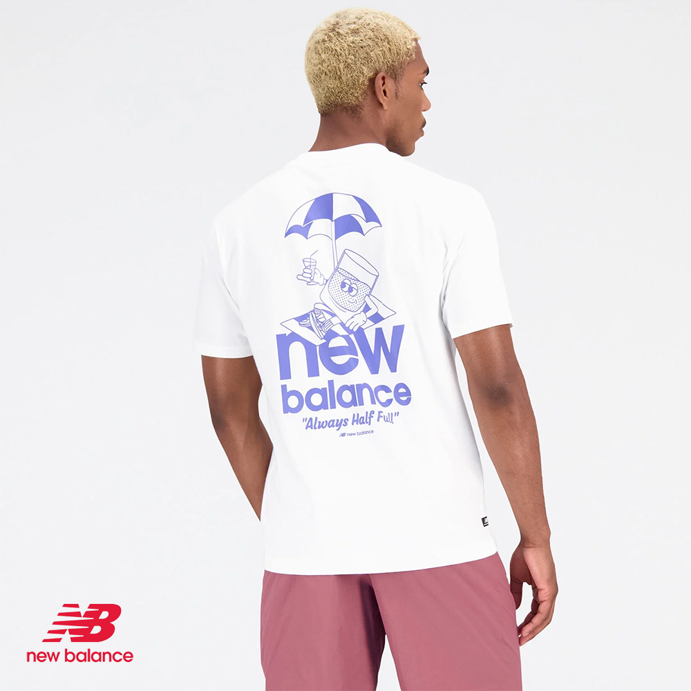 NEW BALANCE NB Essentials Always ショートスリーブTシャツ MT31562 半袖Tシャツ ロゴTシャツ カジュアル  バックプリント Sサイズ Mサイズ Lサイズ XLサイズ