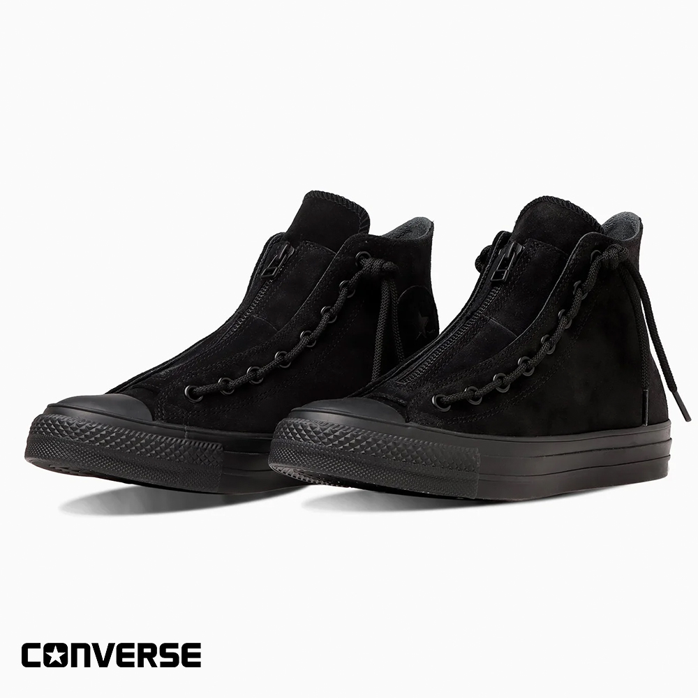 CONVERSE コンバース SUEDE ALL STAR R CENTERZIP HI スエード オールスターR センタージップ レディース メンズ  シューズ 靴 ハイカット ブラックモノクローム : 7301-23124 : HAPTIC ヤフー店 - 通販 - Yahoo!ショッピング