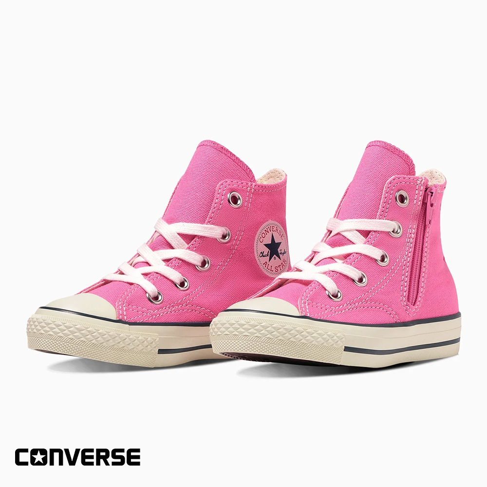 Yahoo! Yahoo!ショッピング(ヤフー ショッピング)CONVERSE コンバース CHILD ALL STAR N 70 Z HI チャイルド オールスター 子供 子ども キッズ シューズ 靴 ハイカット サイドジップ レースアップ ピンク