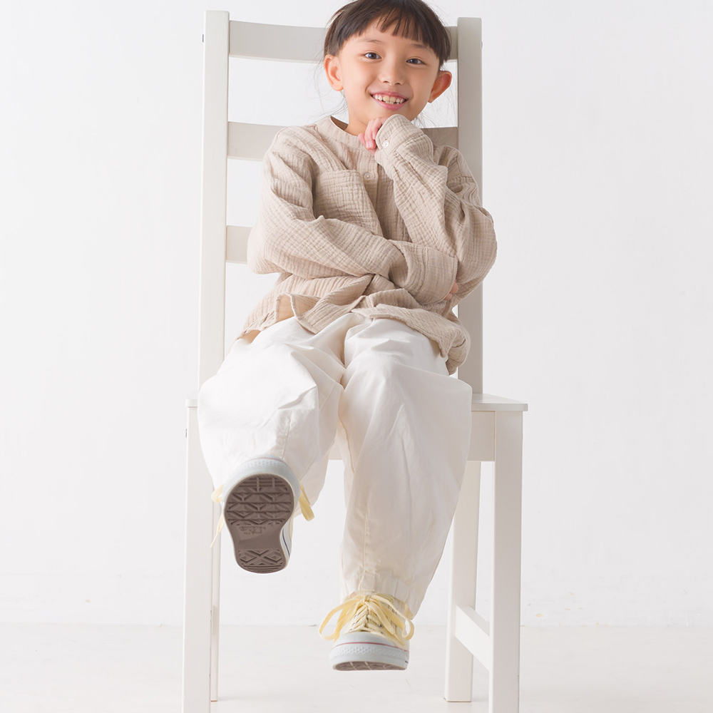 OMNES キッズ ウォッシュ加工 ダンプサーカスパンツ KIDS 子供服 子ども服 イージーパンツ...