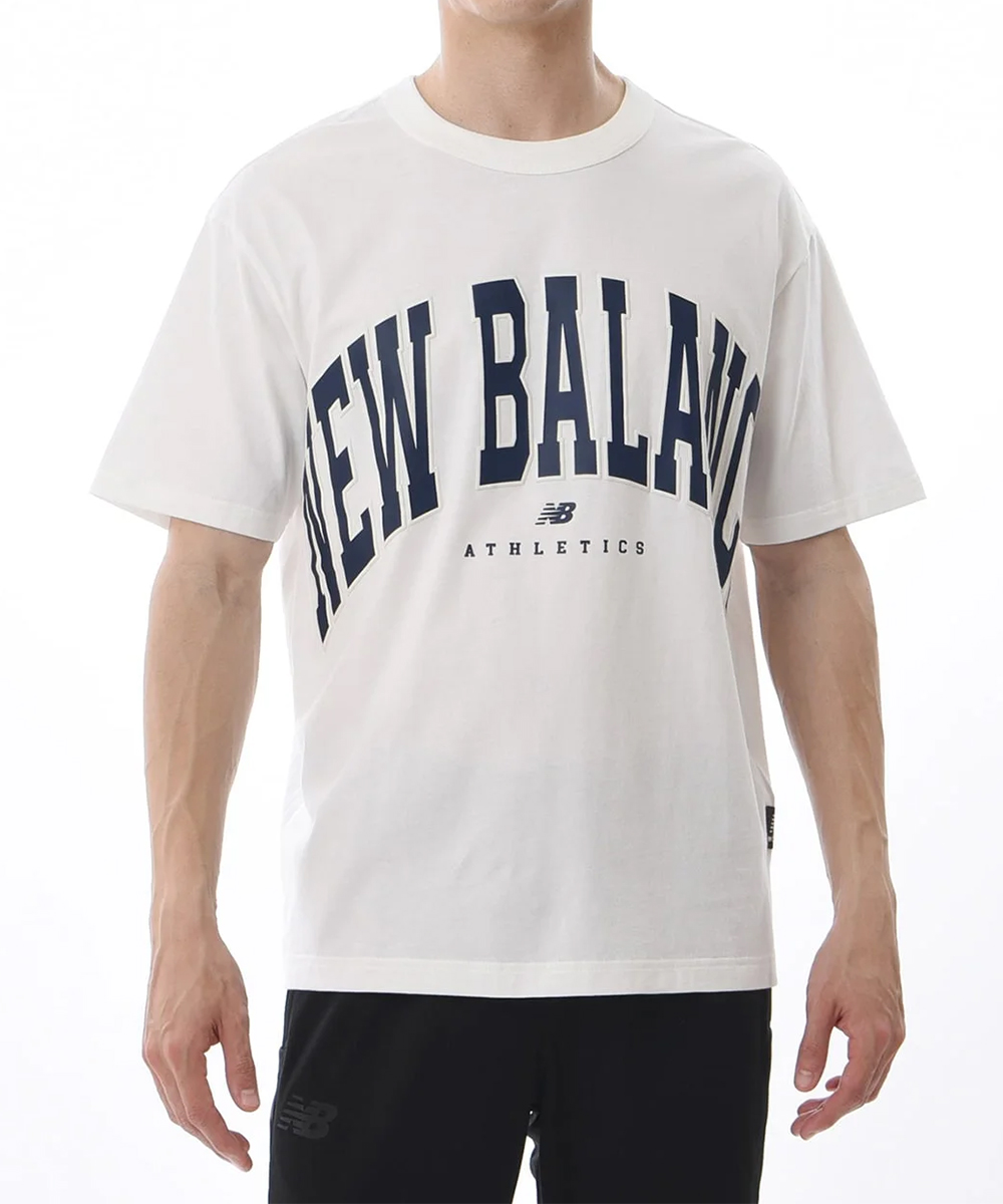 ニューバランス New Balance NB Athletics Warped クラシックス ショートスリーブTシャツ 半袖Tシャツ ロゴTシャツ カジュアル ユニセックス レディース メンズ｜haptic｜02