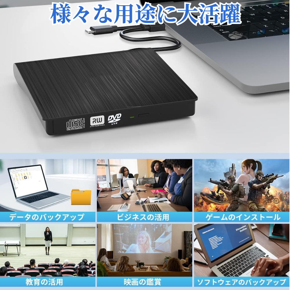 極上品/特典/オフィス/大容量HDD/HDMI/ソフト多数/DVD焼き/CD焼き DVD CD 外付けドライブ 【ハレゾラTBP公式店】 USB3.0 外付けdvd
