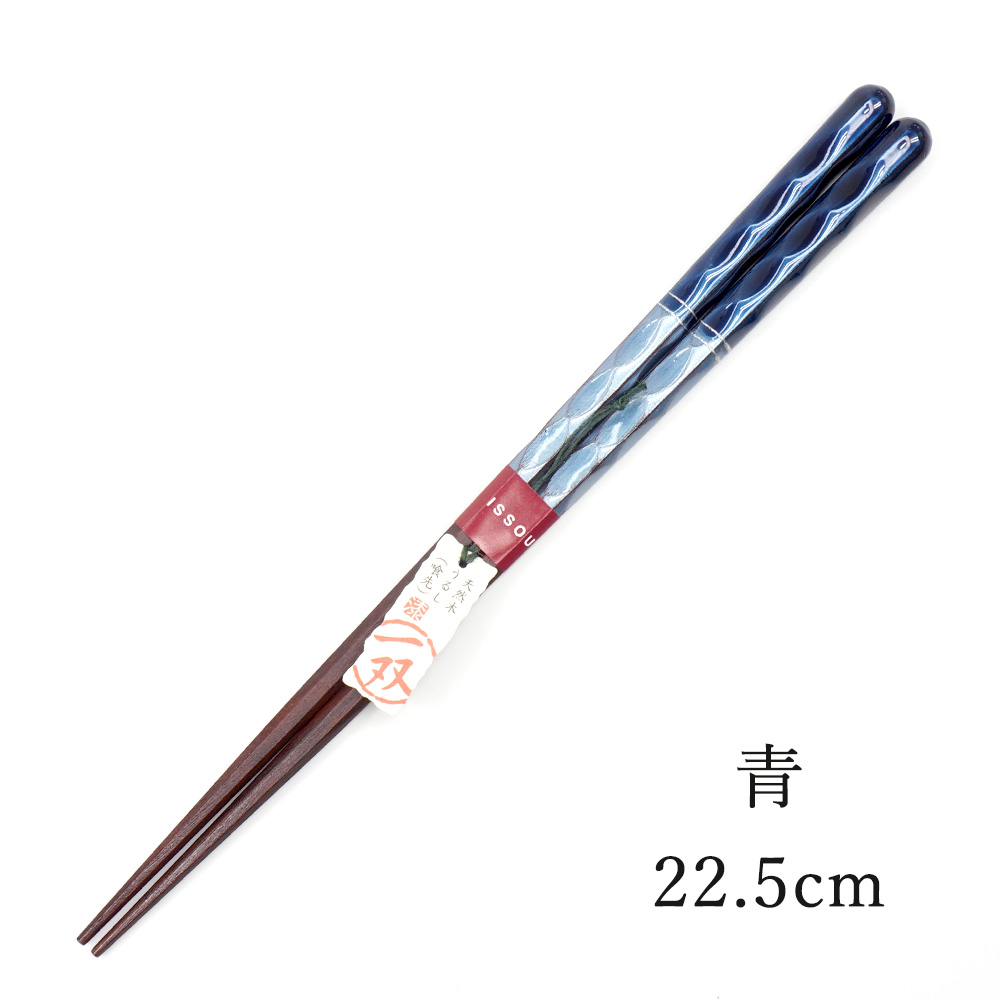 箸 一双 彩重 男性用 一膳 箱なし 普段使い 単品 22.5cm 男 男性 お箸