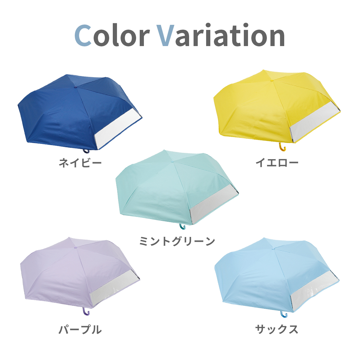 Hariti（ハーリティー） LINEDROPS 折りたたみ傘 子供 折り畳み傘 55cm