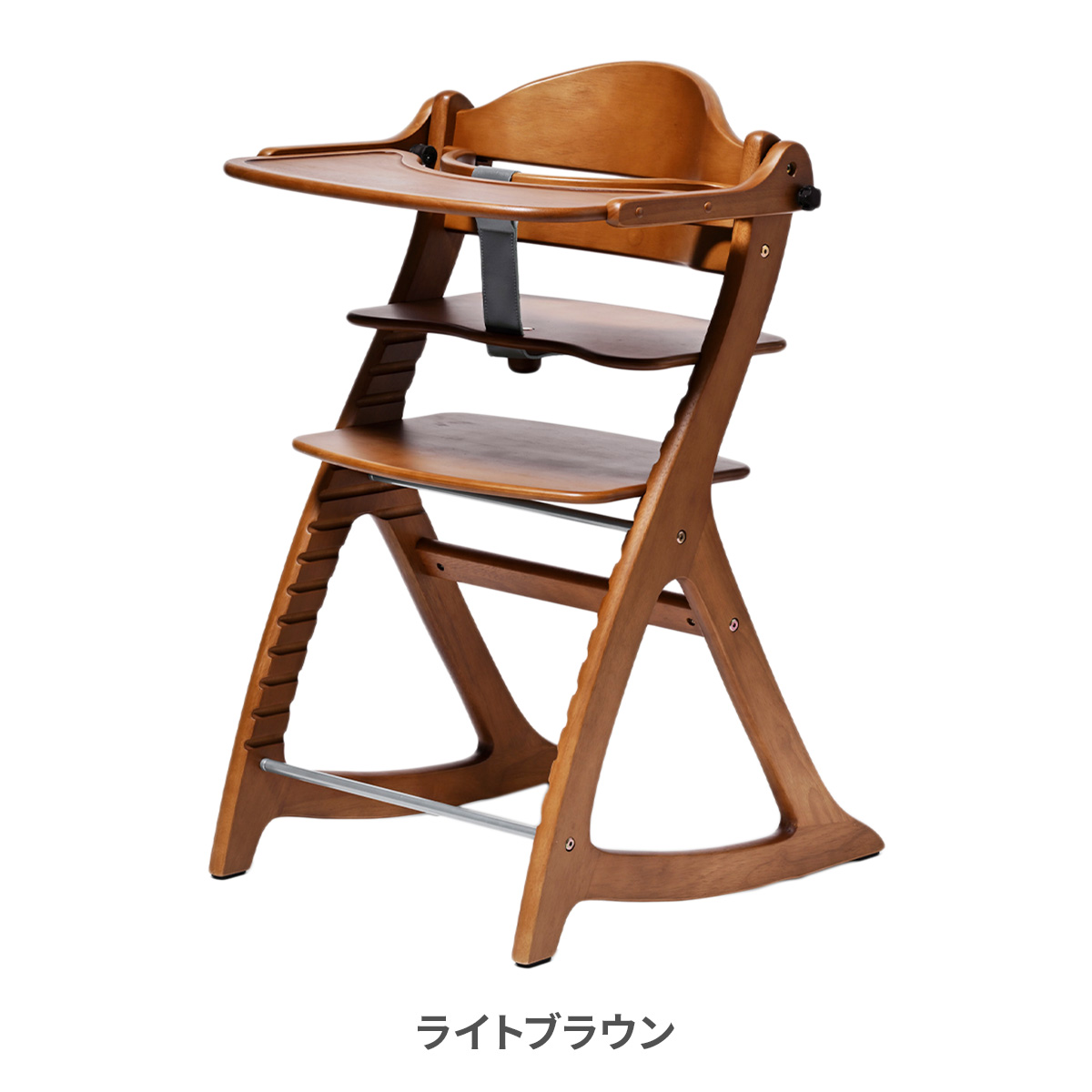 木製ハイチェア 調整可能テーブル付き　大和屋 SUKUSUKU（大和屋） 大和屋 すくすくチェアGL テーブル付き ベビー