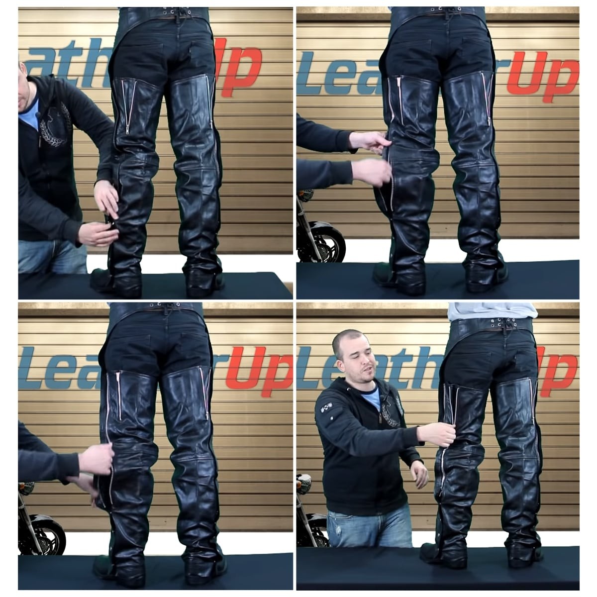 バイク チャップス 本革製 Xelement Men's 7554 Advanced Dual Comfort Leather Chaps メンズ  ブラック レザーパンツ 大きいサイズ :7554-Chaps:ハーレーカスタマージャパン - 通販 - Yahoo!ショッピング