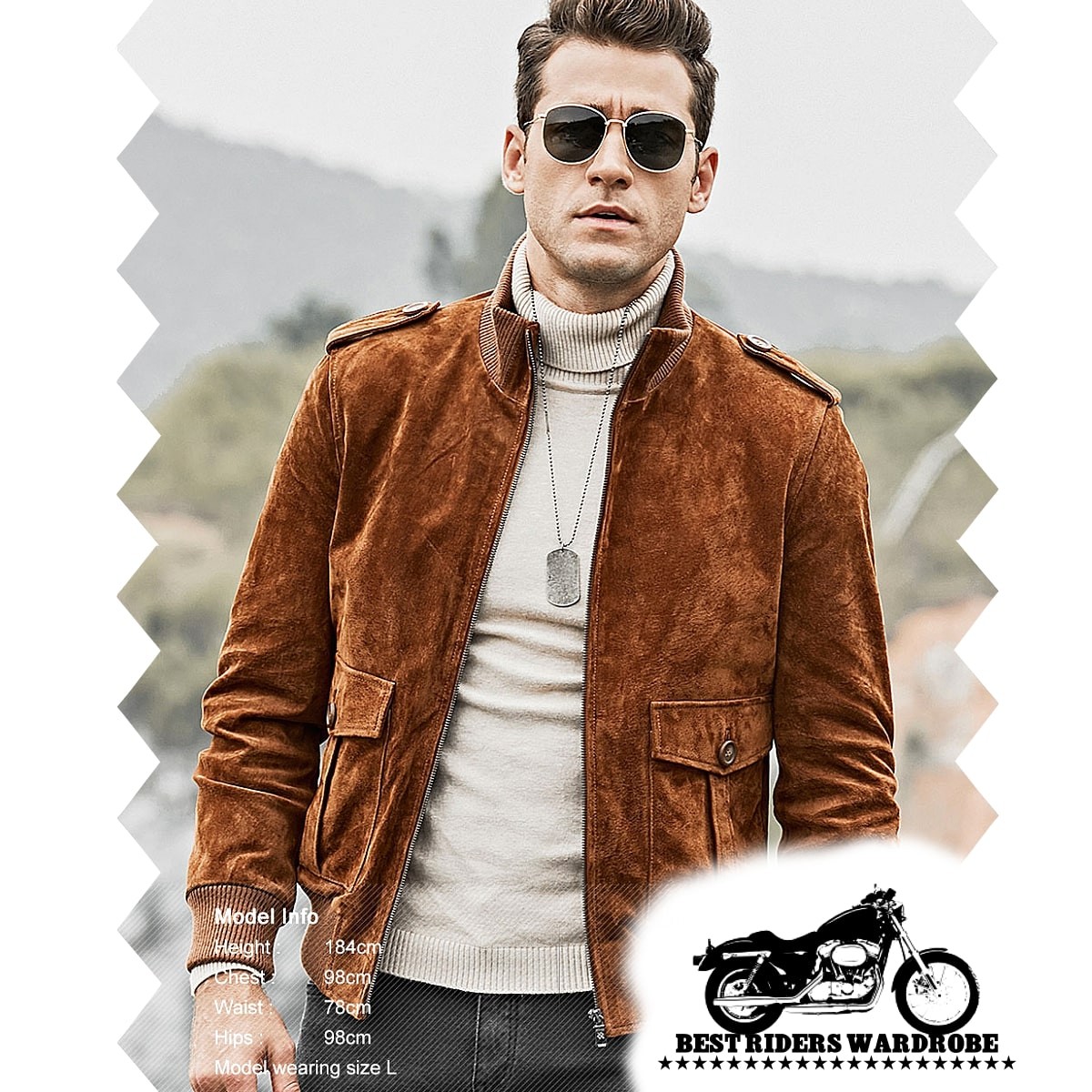 Bell Maxim FOR MEN ピッグスェード 豚革 ジャケット R035