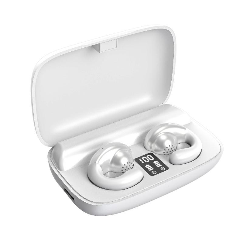 イヤホン Bluetooth5.3 ワイヤレスイヤホン 骨伝導 片耳/両耳 Hi-Fi高音 通話可能 iPhone/Android マイク内蔵 自動ペアリング Siri対応 軽量 フィット｜harmony-store｜02