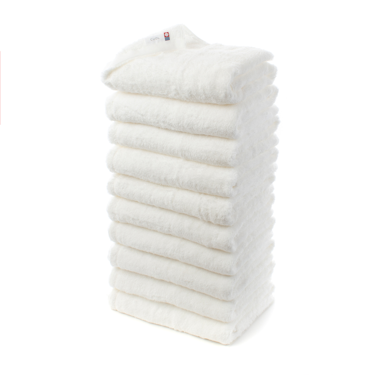 CUOL タオルではじめるスキンケア バスタオル まとめ買い 10枚セット ホワイト 今治タオル スキンケア 肌に優しい ギフト プレゼント｜hartwell-towel｜02