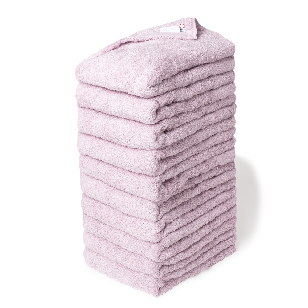 CUOL タオルではじめるスキンケア バスタオル まとめ買い 10枚セット ホワイト 今治タオル スキンケア 肌に優しい ギフト プレゼント｜hartwell-towel｜05