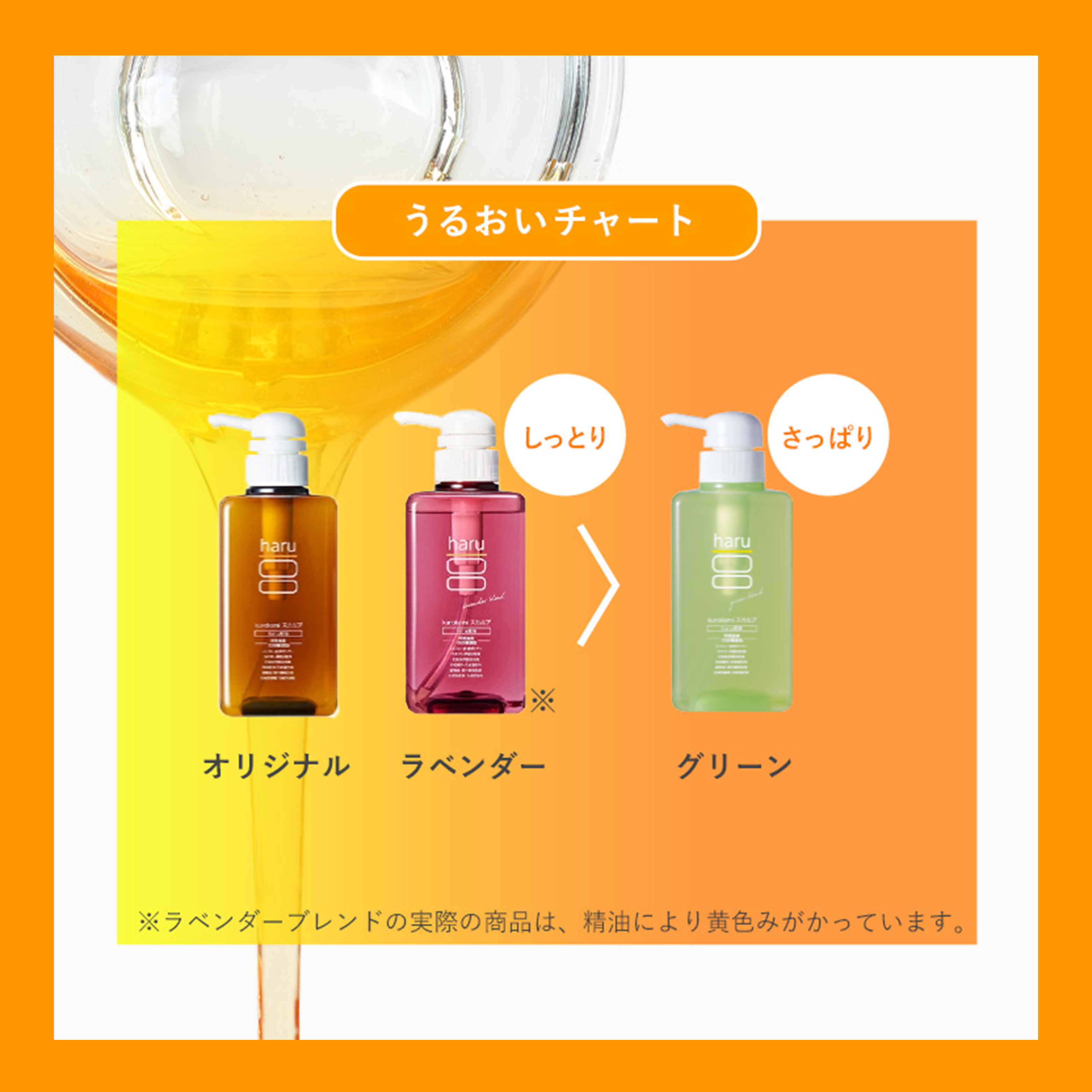 haru kurokami スカルプ シャンプー 2本セット　柑橘　ラベンダー 355355_1.jpg?12131248