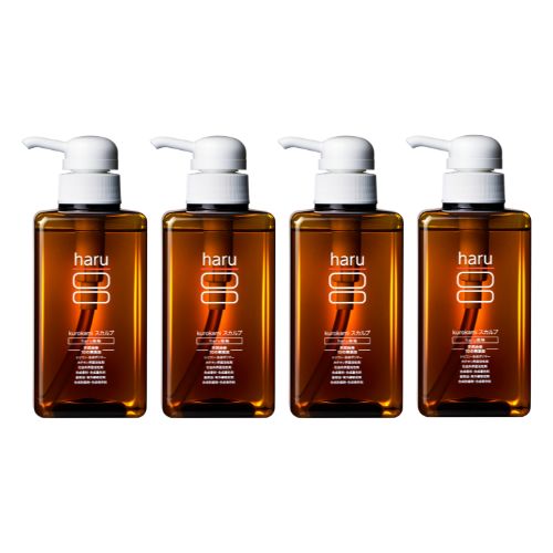 ハル　haru kurokami　スカルプ　シトラス　３本 haru（ハル） 【23％OFF】シャンプー kurokami スカルプ 4本 セット