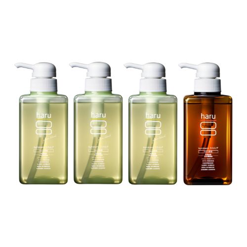 haru（ハル） 【23％OFF】シャンプー kurokami スカルプ 4本 セット