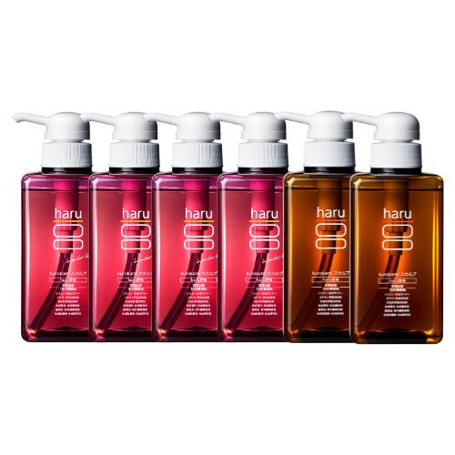 haru（ハル） 【28％OFF】シャンプー kurokami スカルプ 6本 セット