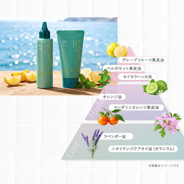 haru（ハル） 公式 エメラルドヴェールトリートメント 3本 サマー