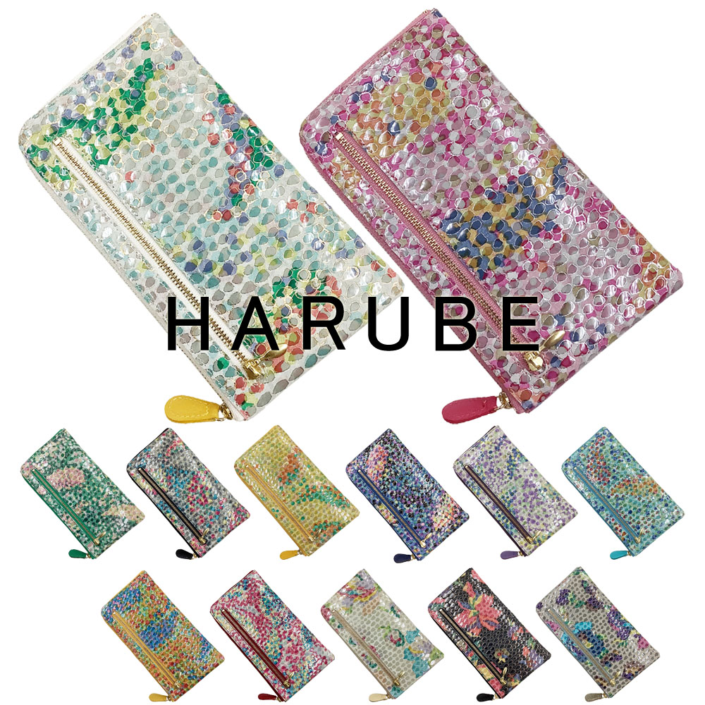 背高 タイプ L字ファスナー レディース #86-188 ペイズリー HARUBE