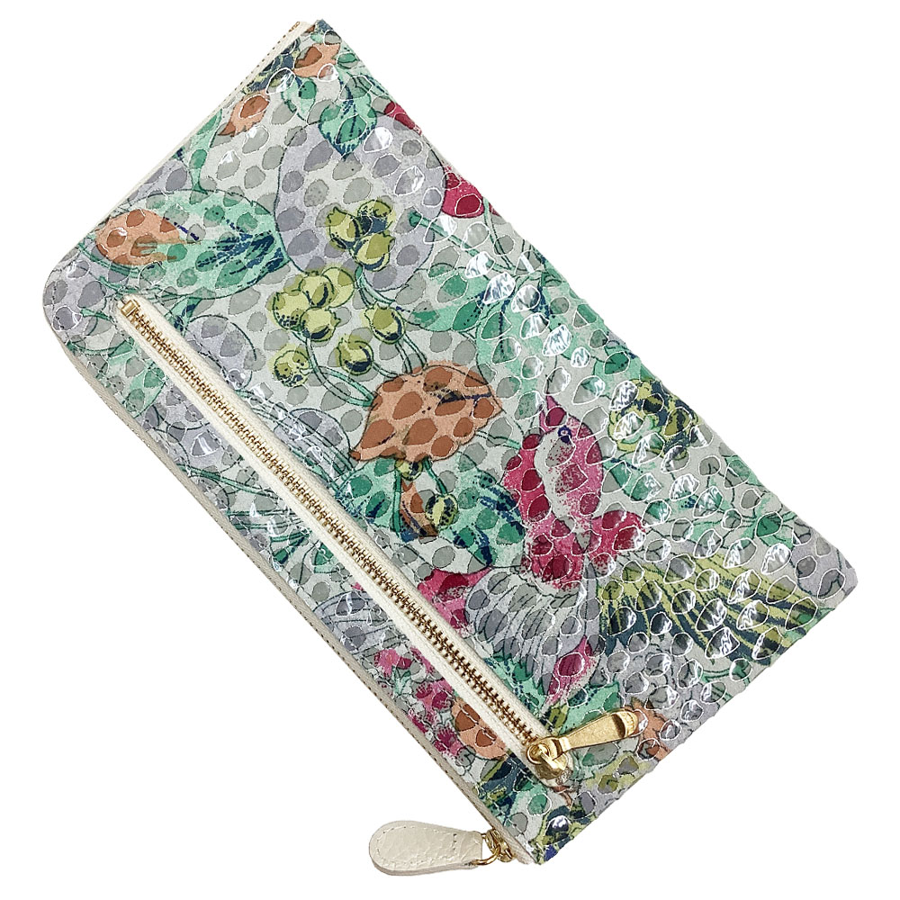 背高 タイプ L字ファスナー レディース #86-711 カローレ 鳥 バード