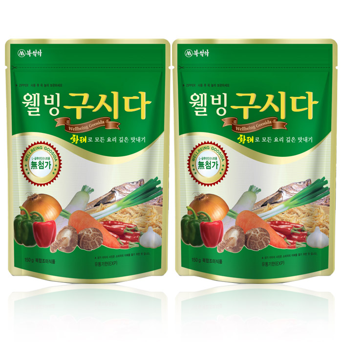 韓国調味料  クシダ×2袋 うまみ調味料 韓国食品 韓国料理 韓国食材 韓国 韓流 基本だし スープ ダシの素 万能調味料 家庭の味 ダシダ 乾燥タラ｜haruco-sky｜03