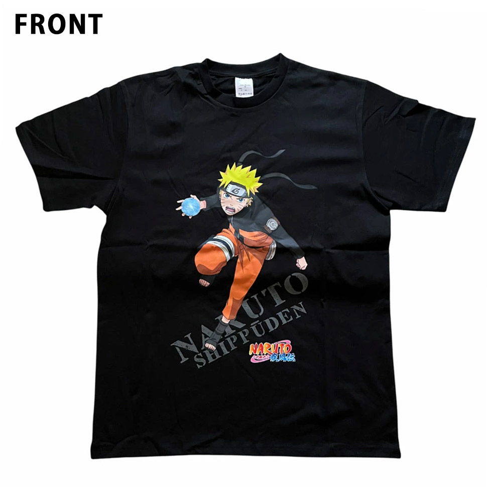 NARUTO ナルト 君麻呂 Tシャツ ブラック アニメTシャツ NARUTO ナルト 君麻呂 Tシャツ ブラック アニメTシャツ