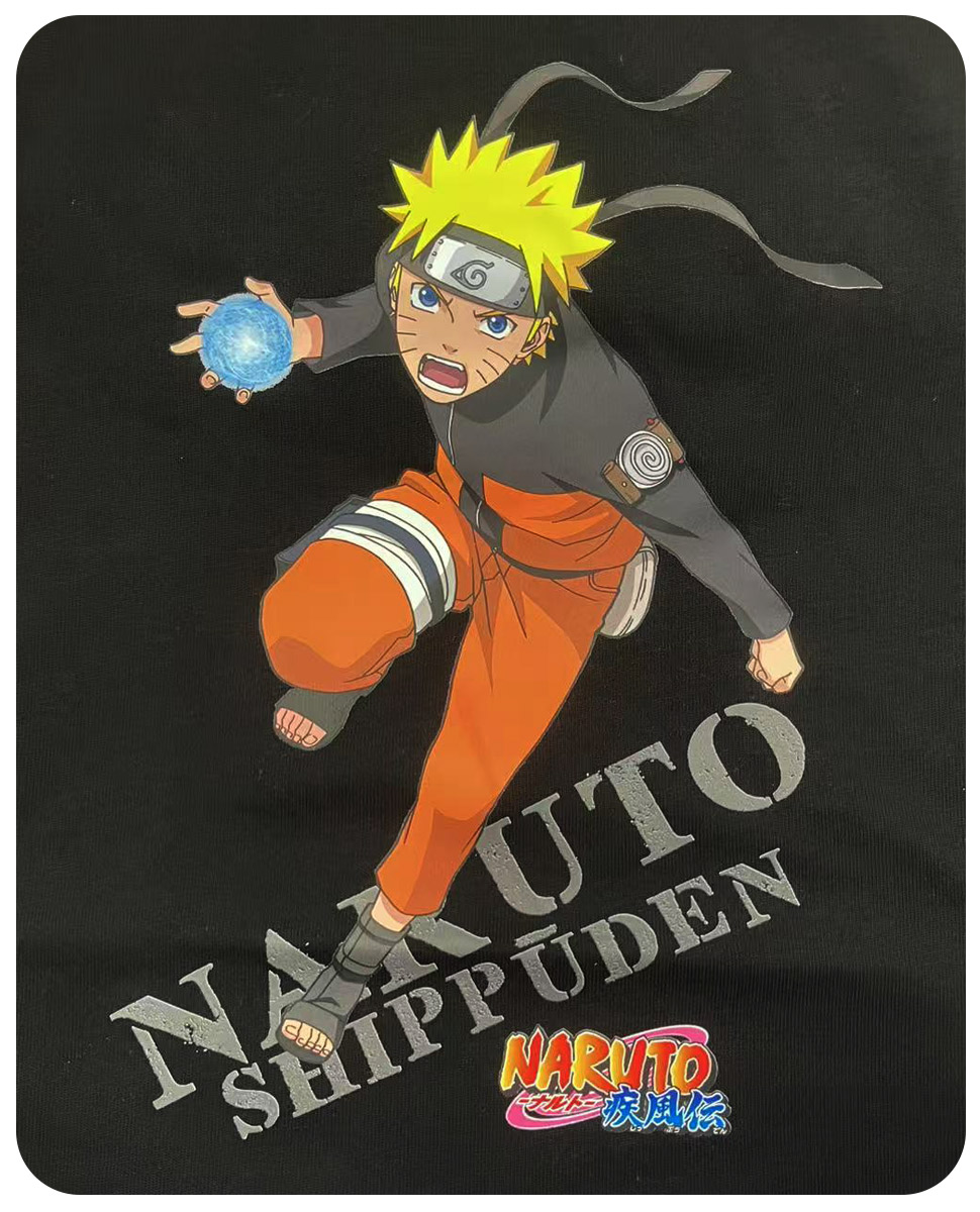 2002年 NARUTO ナルト Ｔシャツ メンズ Mサイズ ナルト NARUTO ラーメン 一楽 2002年 Tシャツ ブラック XL 古着
