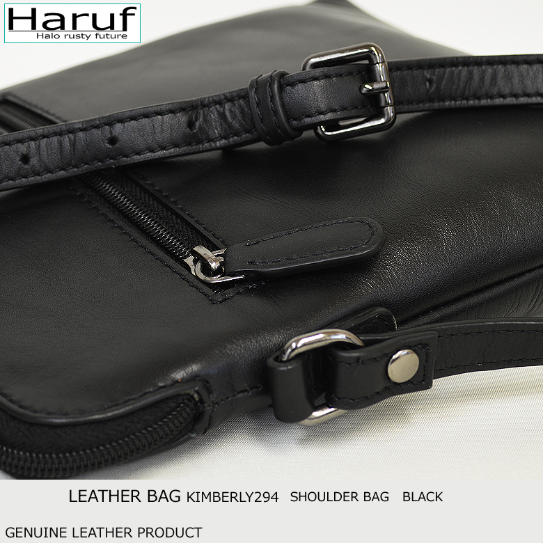 Haruf 本革 レザーバッグ ショルダーバッグ 斜めがけ メンズ