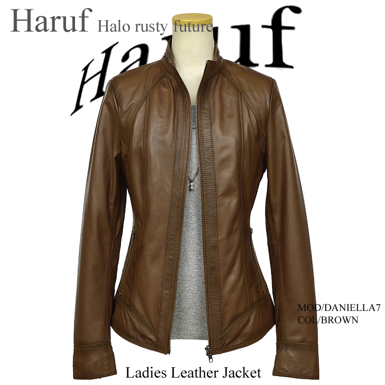 Haruf（ハルフ） 革ジャン レザージャケット ライダースジャケット