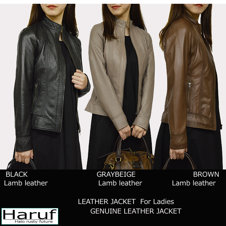 Haruf 革ジャン レザージャケット ライダースジャケット