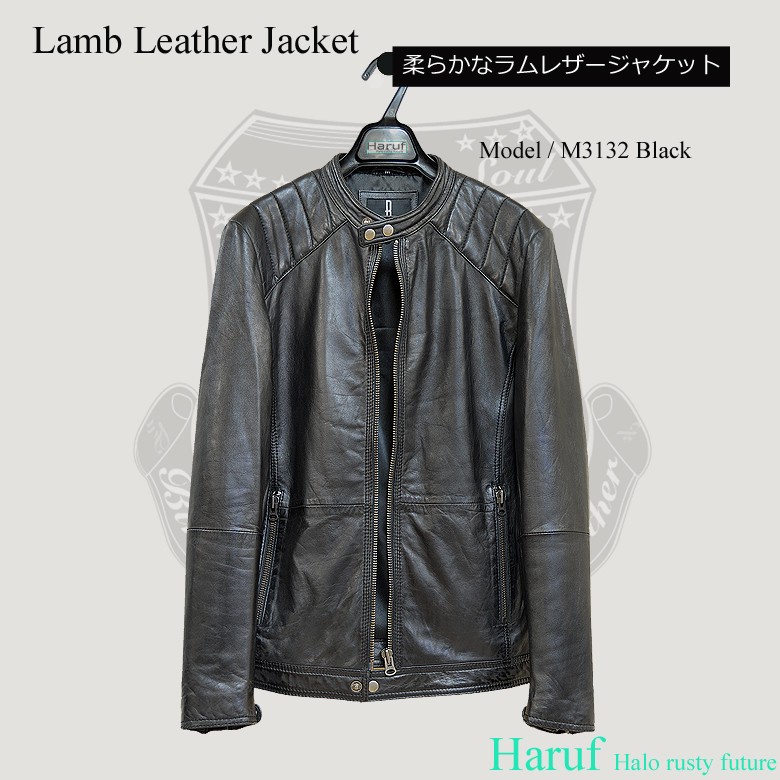Haruf（ハルフ） 革ジャン レザージャケット ライダースジャケット