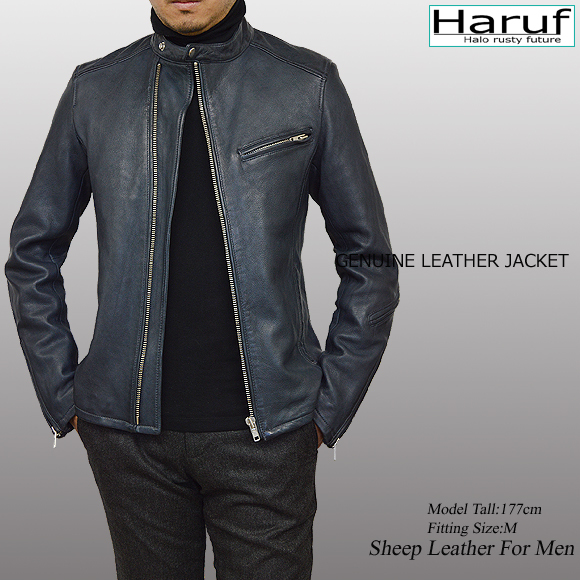 70▢Haruf バッファローレザーライダースジャケット TS0306-7 70▢Haruf バッファローレザーライダースジャケット TS0306-7