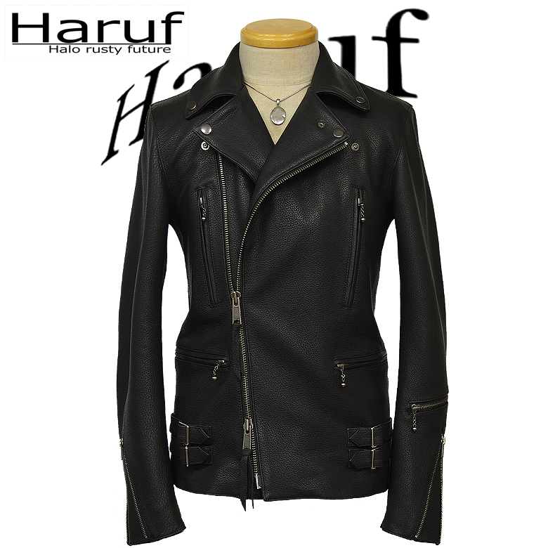 Haruf 鹿革　ディアスキンライダース Haruf（ハルフ） 鹿革 ライダースジャケット 革ジャン レザー