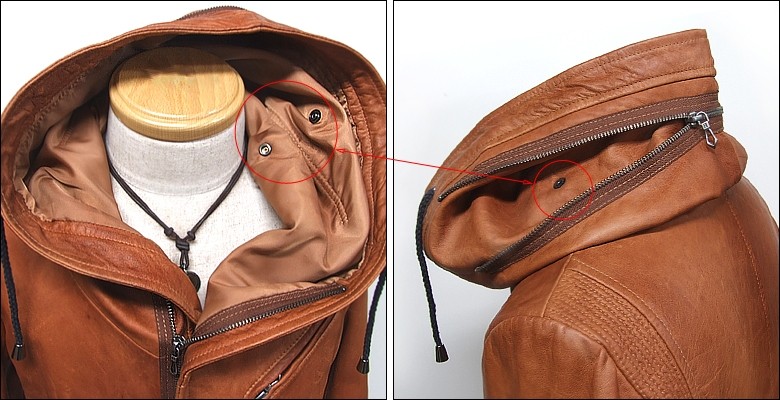 ポンコチーヌ様✨希少 3L Haruf ハルフ レザーパーカー 羊革 Haruf（ハルフ） レザージャケット メンズ 本革 フード付き 革ジャン