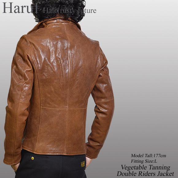 Haruf（ハルフ） 革ジャン ダブルライダース レザージャケット メンズ