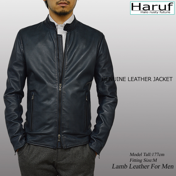 Haruf 革ジャン レザージャケット ライダースジャケット メンズ