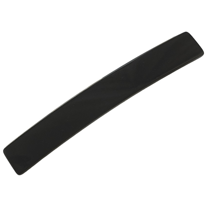 バレッタ 8.8cm シンプル ヘアクリップ ヘアアクセサリー 黒 ブラック